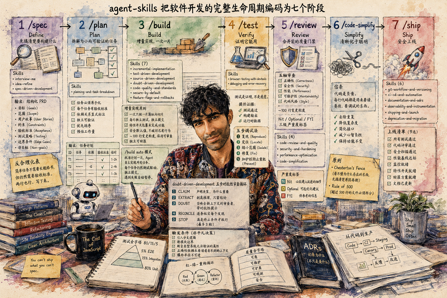 agent-skills：用生产级工程纪律武装 AI Agent
